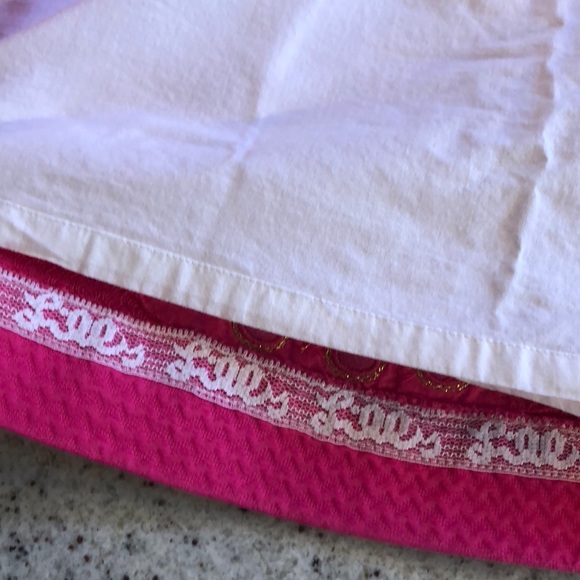 Pink + Green Lily Pulitzer Dress w Front Pockets - Picture 3 of 8